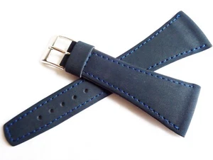 Vintage 24mm German Made Echt Wildleder Herren Uhrenarmband 13mm Schnalle - Bild 1 von 10
