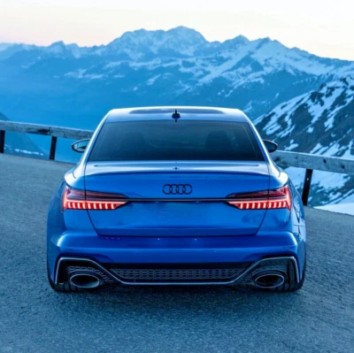 Juego de parachoques trasero estilo BKM RS6 con difusor, se adapta a Audi A6 / S6 C8 Foto 1 de 4