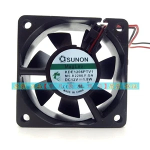 SUNON KDE1206PTV1 DC12V 1.8W 6CM 6025 2pin Cooling Fan - Picture 1 of 2