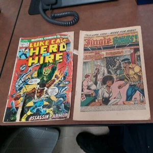 Luke Cage Hero For Hire #6 & 7 (1973) Marvel Power Man/Assassin Armor Bronze Age - Picture 1 of 6