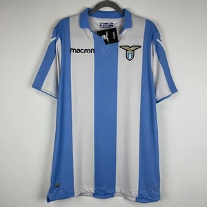 Lazio 2017/2018 Macron Away Football Shirt Soccer Jersey Men sz XL-2XL Slim Fit - Picture 1 of 12