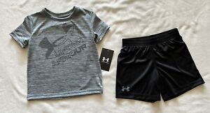 UNDER ARMOUR Toddler Boy's T-Shirt and Shorts Outfit, 2-piece set