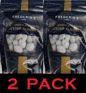2x FREDERIK'S MILK CHOCOLATE TOFFEE DUSTED Almonds 10.5 oz Bag - 2 PACK - Picture 1 of 3