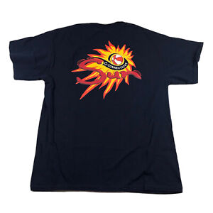 Connecticut Sun Graphic Tee Shirt Adult Large Navy Blue Double Side Cotton WNBA