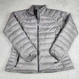 Eddie Bauer Jacket Womens Large Gray First Ascent Down Puffer Stormdown 800 - Picture 1 of 11