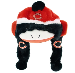 Chicago Bears Sock Monkey Plush Cap Forever Collectibles - Picture 1 of 1