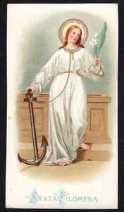 Holy card antico Santa Filomena estampa santino immagine pieuse - Foto 1 di 1