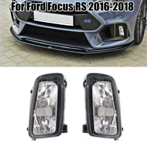 Pair Front Bumper Lower Fog Lights Lamps W/Bulbs Fit for Ford Focus RS 2016-2018 - Bild 1 von 10