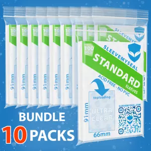 1000 Bustine protettive trasparenti penny sleeves 66x91 carte pokemon magic card - Bild 1 von 2