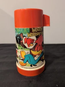 Vintage 1972 Woody Woodpecker Kunststoff Thermoskanne Aladdin Walter Lantz Cartoons - Bild 1 von 7