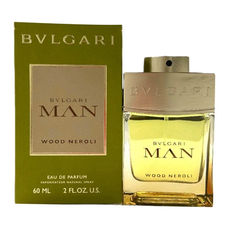 Bvlgari Hombre Madera Neroli Por Bvlgari Colonia para Hombres EDP 2/2.0 oz Nuevo En Caja Foto 1 de 1