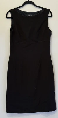 Tahari Arthur S Levine Women’s Size 6 Little Black Dress Sleeveless Sheath Lined - Image 1 of 4