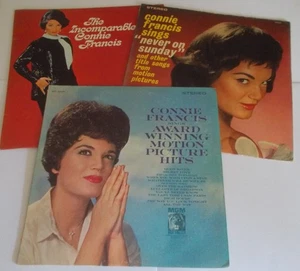 Three Connie Francis 12" Vinyl L.P.'s Two Are U.S. Imports, One Is UK. - Picture 1 of 18