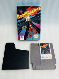 RoadBlasters NINTENDO NES Cartridge CASE Driving ROAD BLASTERS BOX & GAME