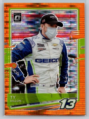 Donruss Racing Ty Dillon Optic Orange Pulsar Prizm #47 2021 Foto 1 de 2
