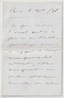 Camille Saint-Saëns Signed Letter - French Classical Composer