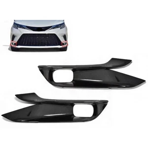 Front Pair Bumper Fog Light Cover for Toyota For Sienna Model Years 2021 2024 - Picture 1 of 7