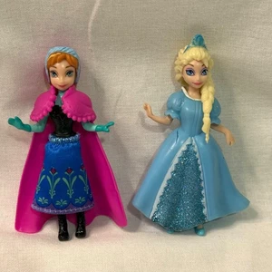 Disney Frozen Anna Elsa Little Kingdom Polly Pocket Size Puppe Lot Mattel *LESEN - Bild 1 von 16