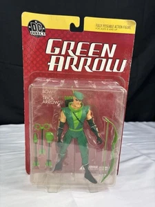 1999 Green Arrow 6" Action Figure DC Direct retro vintage Carded Collectable - Picture 1 of 7