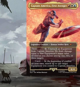 Captain America, First Avenger Commander Deck Equipment Magic MTG Ready-to-Play - Picture 1 of 13
