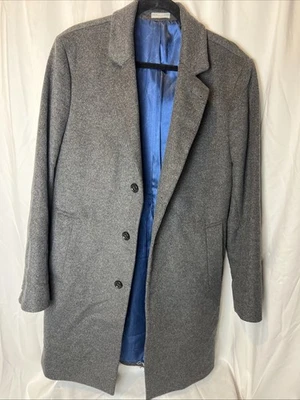 Michael Kors -38R Grey Wool/Cashmere Single-breast Coat - Image 1 of 4