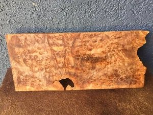 Maple Burl Billet Crafts Musical Turning 1 1/8" x 8" x 18 3/8" #404 - Picture 1 of 7