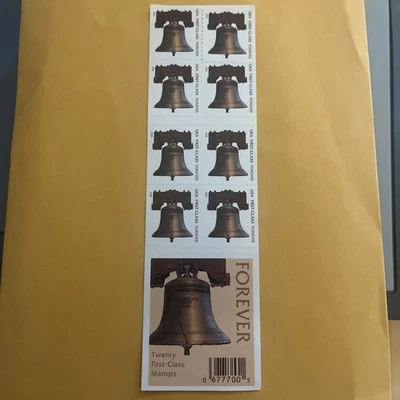 DATED 2007 - FOREVER LIBERTY BELL BKLT pane of 20,  Ships FREE! - Image 1 of 2