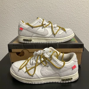 Nike Off-White x Dunk Low 'Lot 37 of 50' DJ0950-105 Men's 5/6.5w - Picture 1 of 14