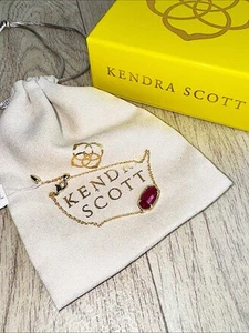 Elaina Gold Adjustable Chain Bracelet Burgundy Red Stone- Ships FREE! - Picture 1 of 6