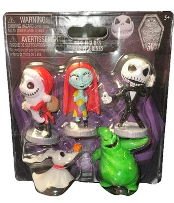 Mini estatuetas Just Play Disney Nightmare Before Christmas novas Jack Skellington - Imagem 1 de 2