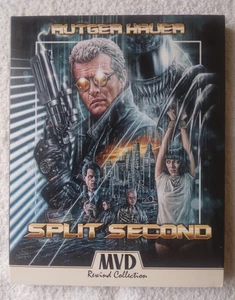 Split Second (Blu-ray, 1992) with rare OOP slipcover MVD Rutger Hauer - Picture 1 of 4