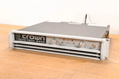 Crown Macro-Tech 2402 2-Channel Power Amplifier CG01UD0 - Image 1 of 4