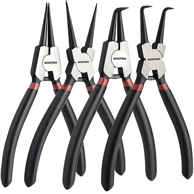 1-4x Sprengringzangen Sicherungsring Zange Sprengringzange Seegeringzange Set - Bild 1 von 4