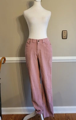 Orvis Flat front pants womans size 10 pink/salmon - Image 1 of 4