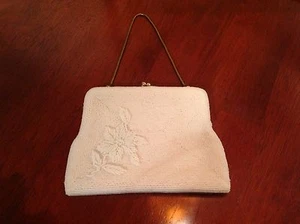 Vintage Simon Mister Ernest Handtasche Geldbeutel ALLE Perlen sehr schön! - Bild 1 von 9