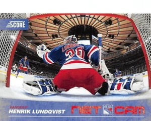 2010-11 Score Net Cam #19 Henrik Lundqvist ** NY Rangers ** - Picture 1 of 3