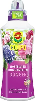 COMPO Hortensien- und Kameliendünger für alle Moorbeetpflanzen 1 Liter - Bild 1 von 4