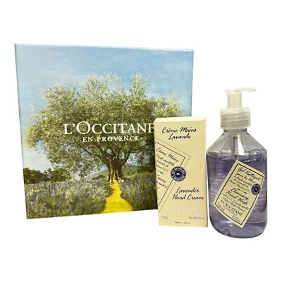 L'Occitane En Provence Juego de 2 Regalo (Crema de Manos de Lavanda, Lavado de Manos) Nuevo En Caja Foto 1 de 2