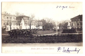Torino - Aiuola Balbo e giardino Cavour - 1902 - Foto 1 di 2