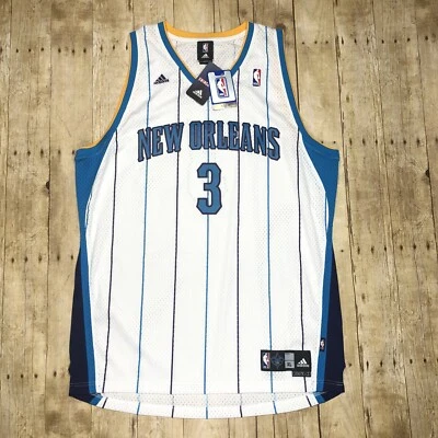 Adidas New Orleans Hornets Jersey Mens XL #3 Chris Paul CP3 Stitched NBA Vintage - Image 1 of 4