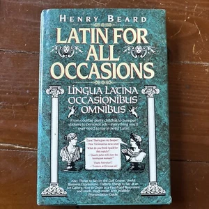 Latin for All Occasions by Beard, Henry - Picture 1 of 6