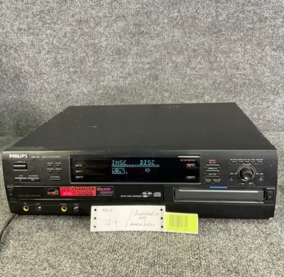Philips CDR785 🎶 3‑Disc Changer & CD‑Recorder – Black, Tested Works - Image 1 of 4