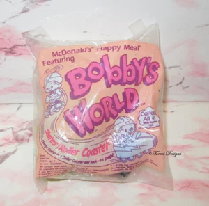 Vintage Sealed 1994 Bobby's World Toy #4 Skates-Roller Coaster McDonald's Happy - Picture 1 of 2