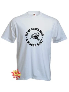 WE'RE GONNA NEED A BIGGER BOAT! Jaws inspired T Shirt Size XL (44-46") - Picture 1 of 1