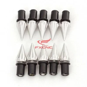 Para Yamaha R1 R6 Plata M5 Parabrisas Tornillos Kit Motocicleta - Imagen 1 de 7