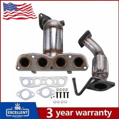 EPA Manifold Catalytic Converter & Flex Pipe For 2011-2016 Hyundai Elantra 1.8L Foto 1 de 4