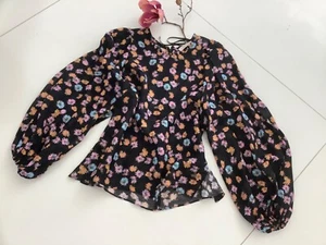 600€ DOROTHEE SCHUMACHER Tunika Bluse leicht LEINEN tolle Ärmel 1 XS/S 36 NEU - Picture 1 of 7