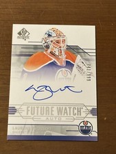 2014-15 SP Authentic Future Watch Auto Laurent Brossoit Rookie Auto /999