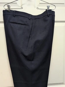 Pantalones de vestir Sears para hombre talla 36"X31" azul marino. Cremallera Fly Flexslax - Imagen 1 de 6