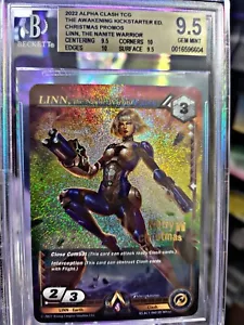 2023 Alpha Clash Kickstarter Linn, the Nanite Warrior Christmas KS BGS 9.5 - Picture 1 of 1